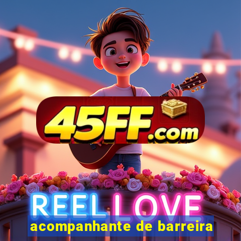 acompanhante de barreira